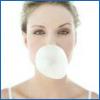 Shewing Gum Bubble